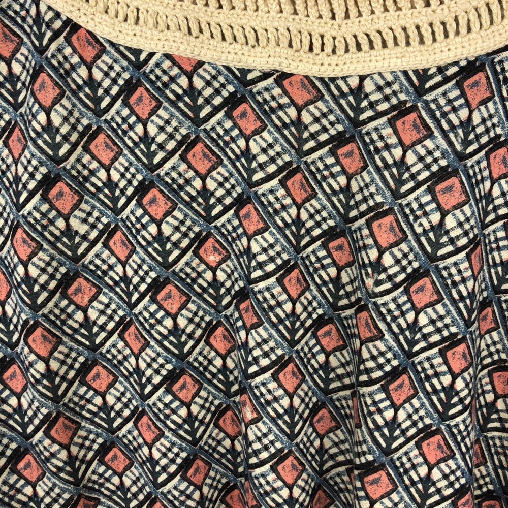 🚫sold eBay🚫 Free People • Crochet Contrast Shirt - Picture 2 of 6